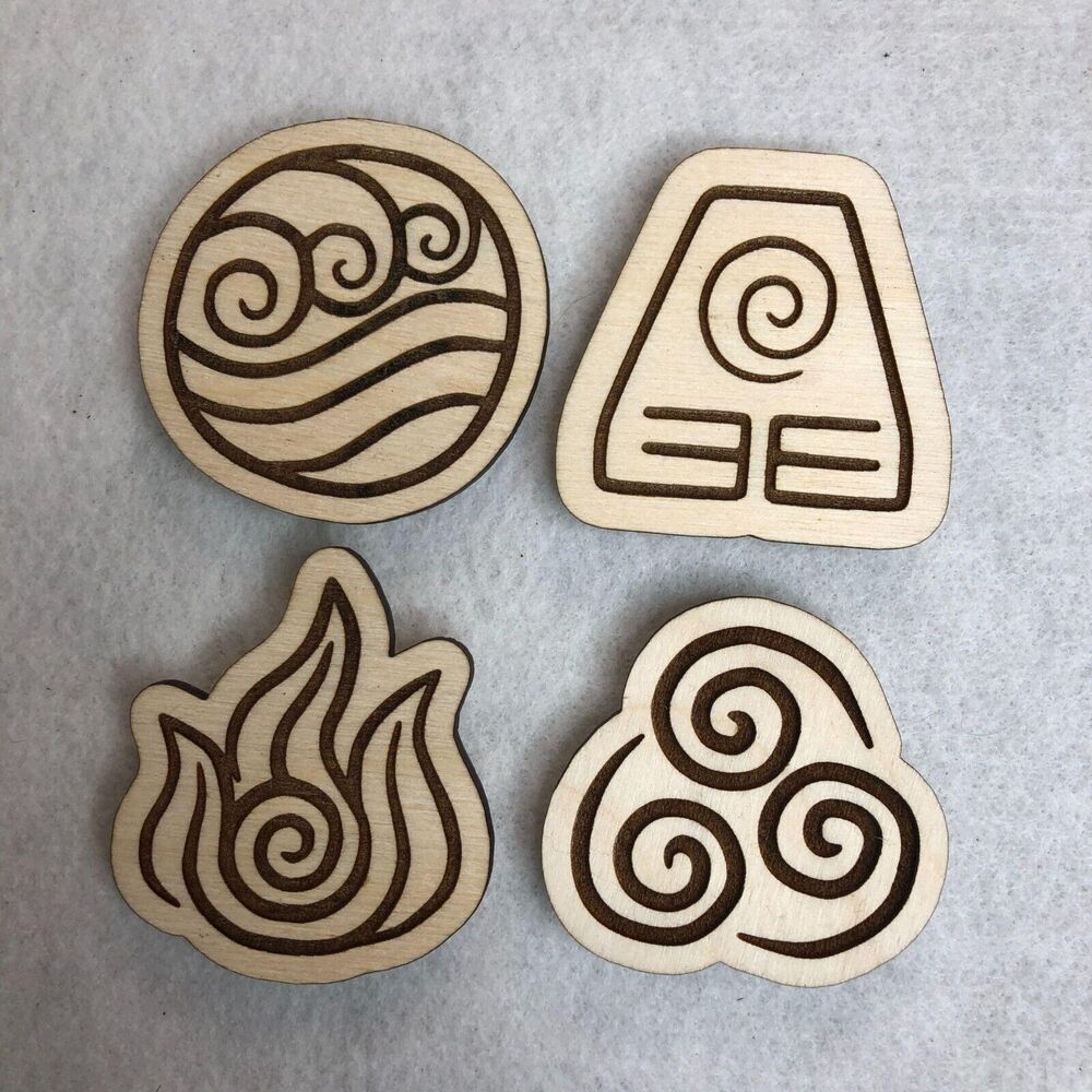 4 Pack Avatar the Last Airbender Magnets